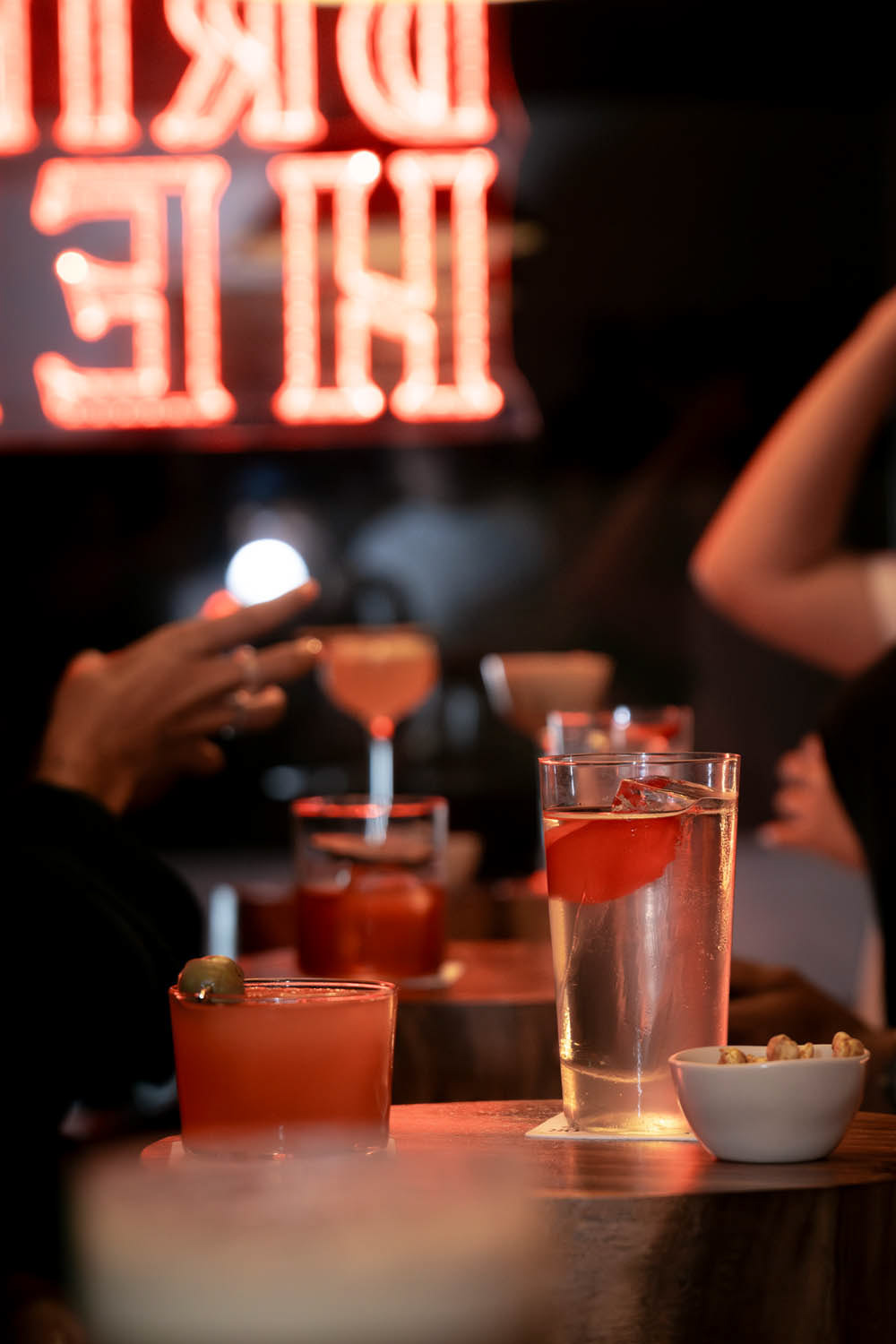 Professional cocktail vibe photography